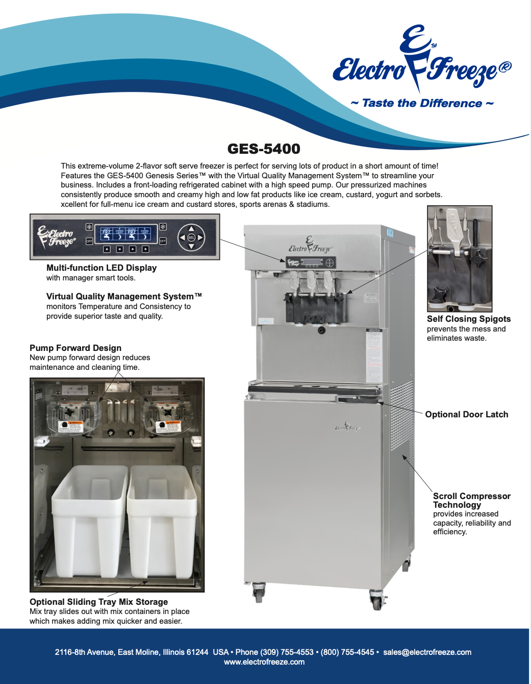 GES-5400 Pressurized Freezer with VQM