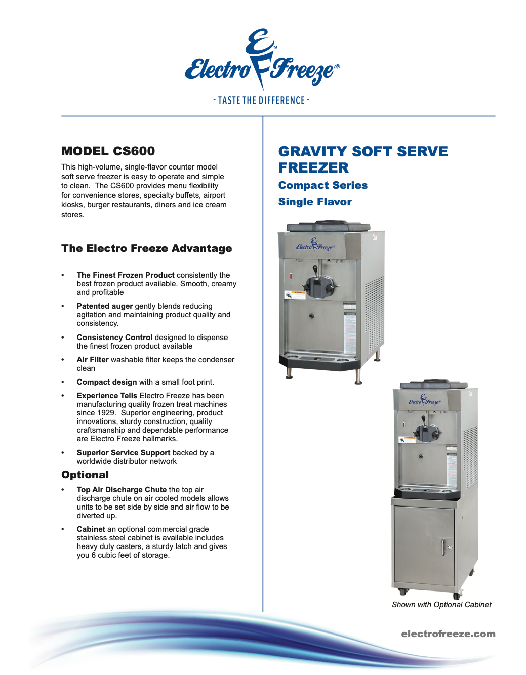 CS600 Gravity Compact Counter Model